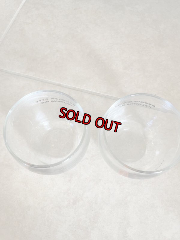 画像2: Flintstones Glass Cup set of 2  1974 / フリントストーン　丸みのあるコップ 2個セット (2)