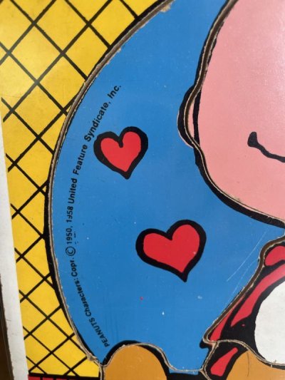 画像3: Snoopy Playskool Wood Freme  Puzzle 50‘s / スヌーピー、プレイスクール　木製　フレーム　パズル
