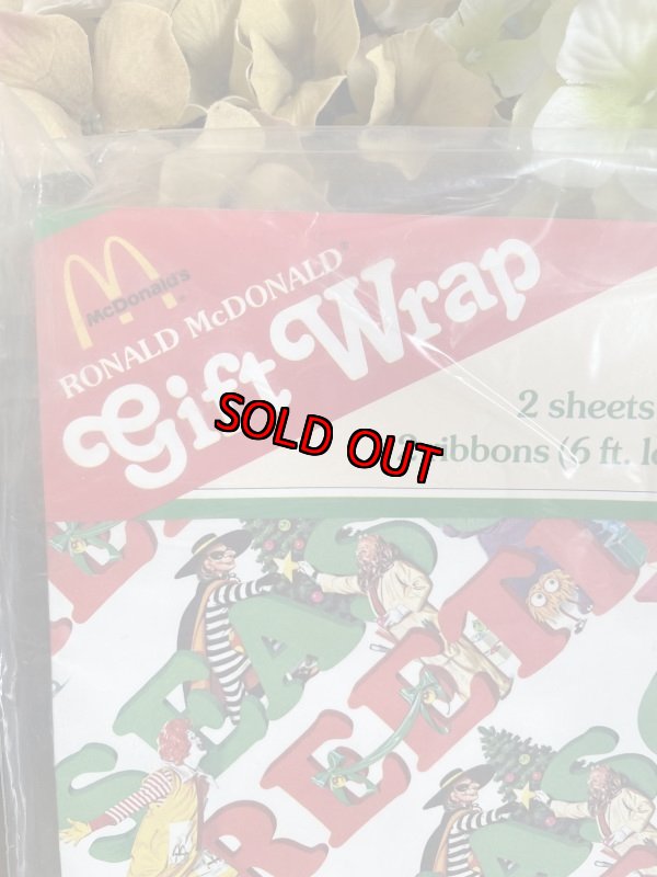 画像2: McDonald’s  Gift Wrap Paper  / マクドナルド　ペーパー、ラッピングペーパー　 (2)