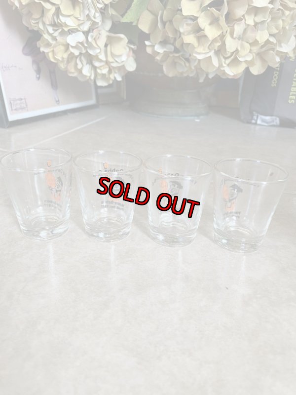 画像3: Flintstones Shot  Glass set of 4 1977 / フリントストーン　ガラス製　ショットグラス　4個セット (3)