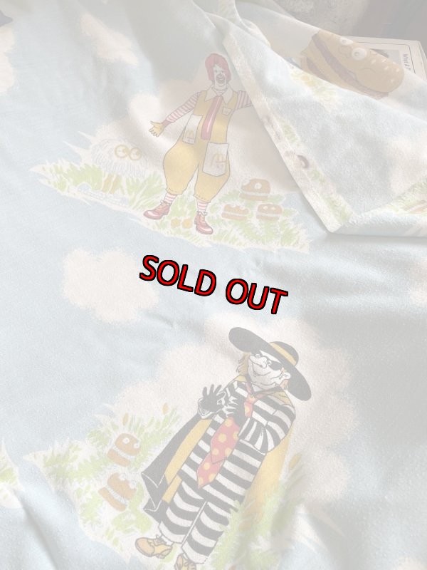 画像2: Mcdonalds flat sheet  Canada/ マクドナルド フラットシーツ カナダ製 (2)