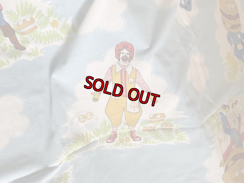 画像4: Mcdonalds flat sheet  Canada/ マクドナルド フラットシーツ カナダ製 (4)