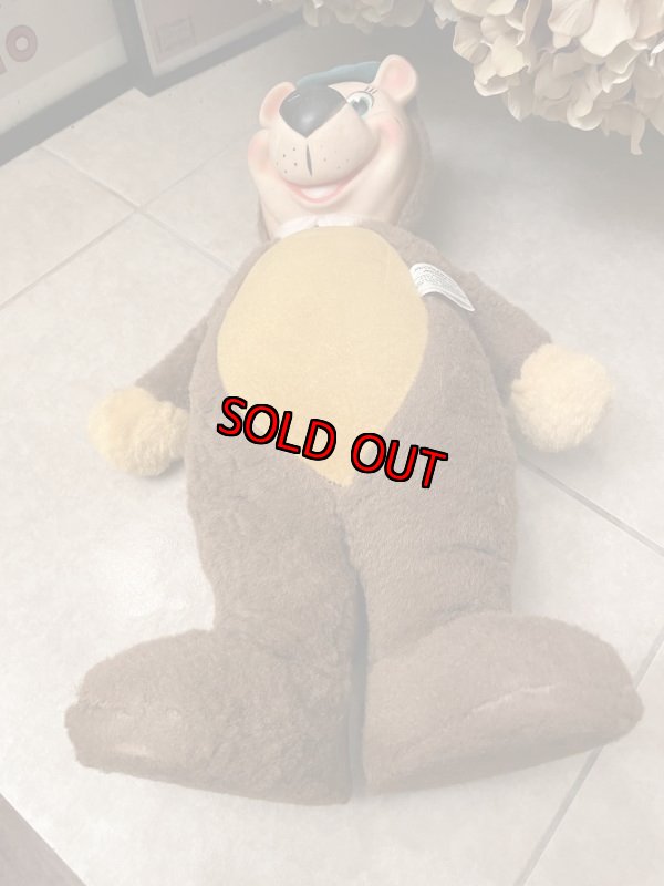 画像6: Hanna Barbera Yogi Bear Knickerbockers Rubber Face Plush Doll 50’s (A) / ハンナバーベラ　ヨギベア ニッカーボッカー ラバーフェイスぬいぐるみ　1 (6)