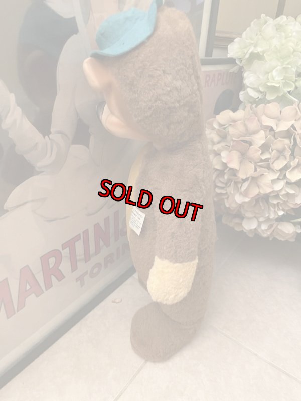 画像3: Hanna Barbera Yogi Bear Knickerbockers Rubber Face Plush Doll 50’s (A) / ハンナバーベラ　ヨギベア ニッカーボッカー ラバーフェイスぬいぐるみ　1 (3)