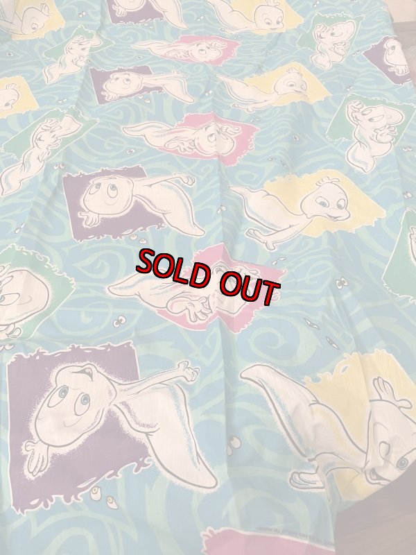画像4: Casper The Friendly Ghost  Box sheet Blue /  レア！！キャスパー　ボックスシーツ　 (4)