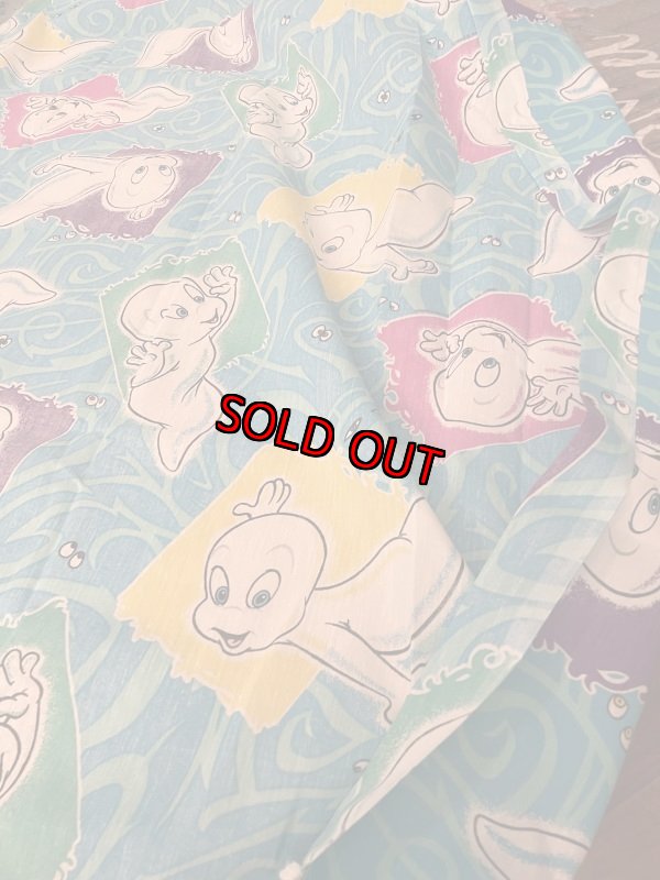 画像6: Casper The Friendly Ghost  Box sheet Blue /  レア！！キャスパー　ボックスシーツ　 (6)