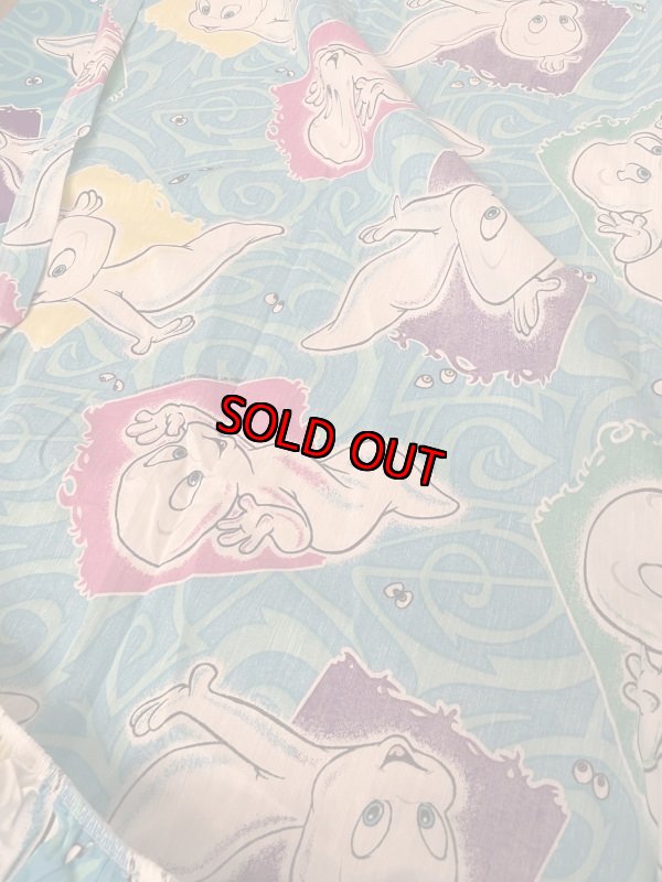 画像5: Casper The Friendly Ghost  Box sheet Blue /  レア！！キャスパー　ボックスシーツ　 (5)