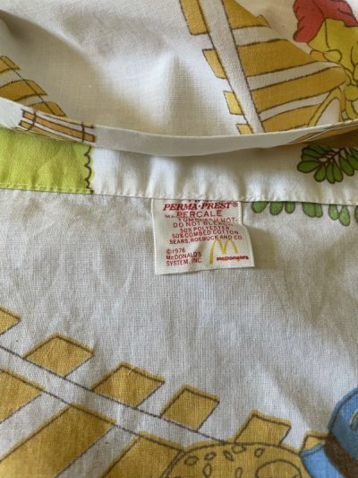 画像3: Mcdonalds flat sheet train  Canada 1976 / マクドナルド　フラットシーツ　トレイン　カナダ製