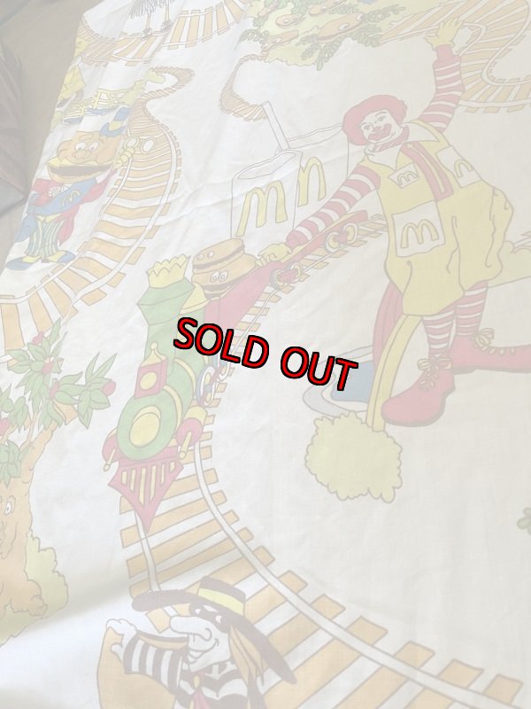 画像8: Mcdonalds Box sheet train Canada 1976 / マクドナルド　ボックスシーツ　トレイン　カナダ製 (8)