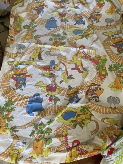 画像1: Mcdonalds Box sheet train Canada 1976 / マクドナルド　ボックスシーツ　トレイン　カナダ製