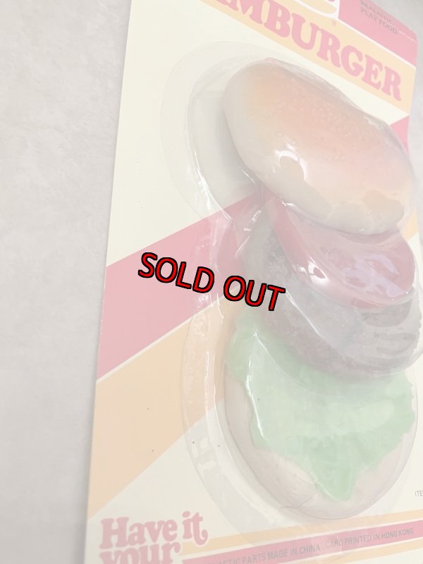 画像9: Burger King Hamburger play food set 1987 / バーガーキングのハンバーガー、プレイフードセット (9)