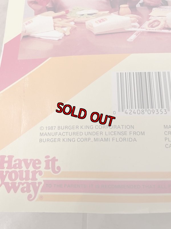 画像10: Burger King Hamburger play food set 1987 / バーガーキングのハンバーガー、プレイフードセット (10)