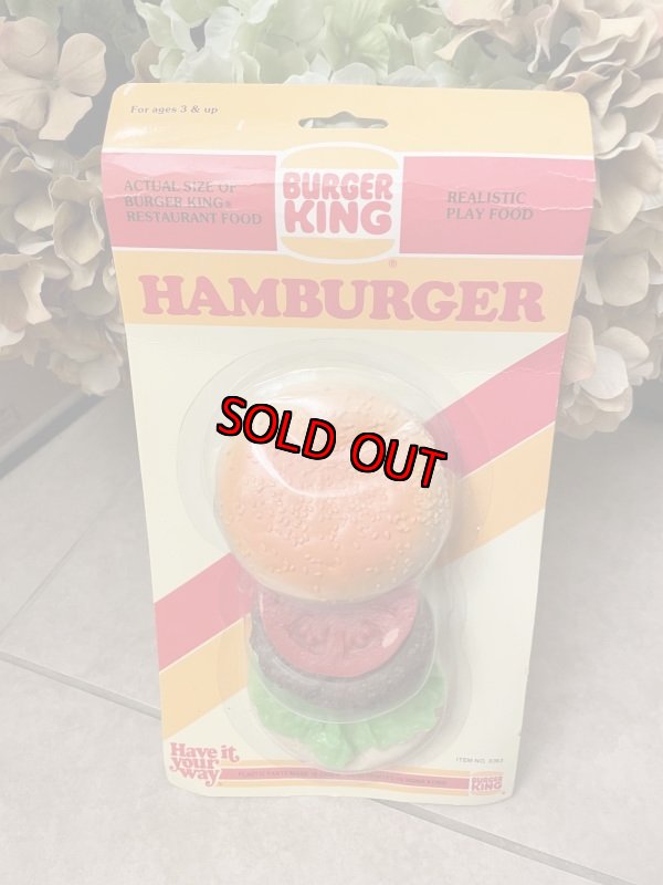 画像1: Burger King Hamburger play food set 1987 / バーガーキングのハンバーガー、プレイフードセット (1)