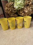 画像7: McDonald’s Yellow Plastic Cup Set of 4 (B) 1978 / マクドナルドのプラスチック製、イエローコップ、4個セット (7)