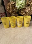 画像8: McDonald’s Yellow Plastic Cup Set of 4 (B) 1978 / マクドナルドのプラスチック製、イエローコップ、4個セット (8)