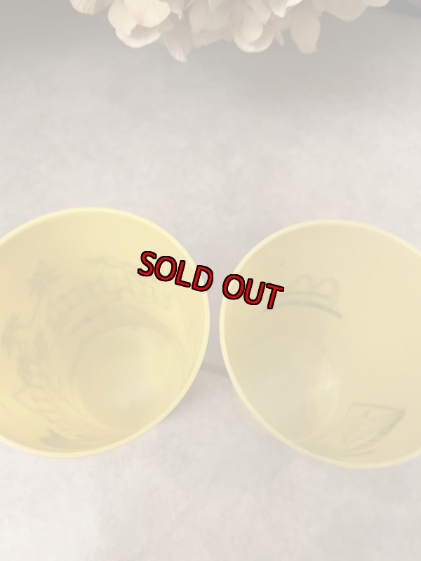 画像6: McDonald’s Yellow Plastic Cup Set of 4 (B) 1978 / マクドナルドのプラスチック製、イエローコップ、4個セット (6)