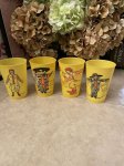 画像1: McDonald’s Yellow Plastic Cup Set of 4 (A) 1978/ マクドナルドのプラスチック製、イエローコップ、4個セット (1)