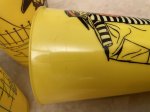 画像14: McDonald’s Yellow Plastic Cup Set of 4 (B) 1978 / マクドナルドのプラスチック製、イエローコップ、4個セット (14)