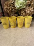 画像5: McDonald’s Yellow Plastic Cup Set of 4 (A) 1978/ マクドナルドのプラスチック製、イエローコップ、4個セット (5)