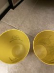 画像5: McDonald’s Yellow Plastic Cup Set of 4 (B) 1978 / マクドナルドのプラスチック製、イエローコップ、4個セット (5)