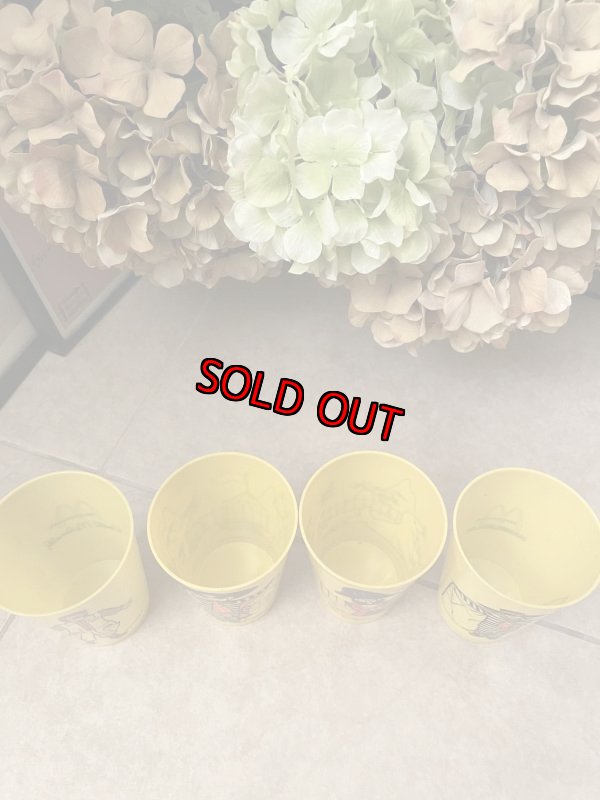 画像3: McDonald’s Yellow Plastic Cup Set of 4 (B) 1978 / マクドナルドのプラスチック製、イエローコップ、4個セット (3)