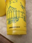 画像13: McDonald’s Yellow Plastic Cup Set of 4 (B) 1978 / マクドナルドのプラスチック製、イエローコップ、4個セット (13)