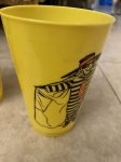 画像4: McDonald’s Yellow Plastic Cup Set of 4 (B) 1978 / マクドナルドのプラスチック製、イエローコップ、4個セット (4)