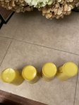 画像10: McDonald’s Yellow Plastic Cup Set of 4 (B) 1978 / マクドナルドのプラスチック製、イエローコップ、4個セット (10)