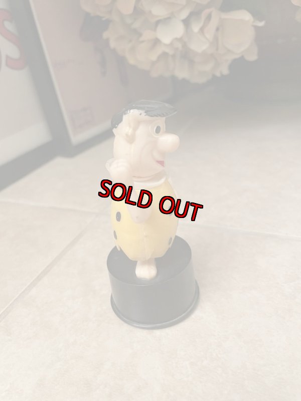 画像5: Flintstones Fred Push Puppet / ハンナバーベラ　フリントストーン　フレッド　プッシュパペット (5)