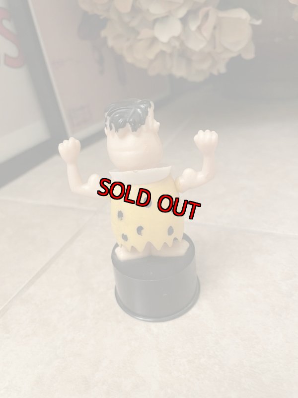 画像4: Flintstones Fred Push Puppet / ハンナバーベラ　フリントストーン　フレッド　プッシュパペット (4)