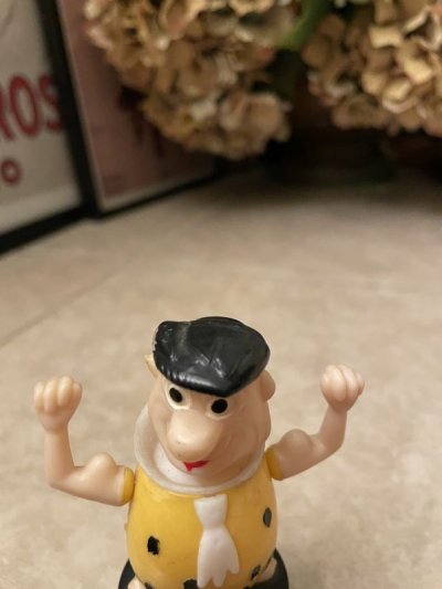 画像1: Flintstones Fred Push Puppet / ハンナバーベラ フリントストーン フレッド プッシュパペット