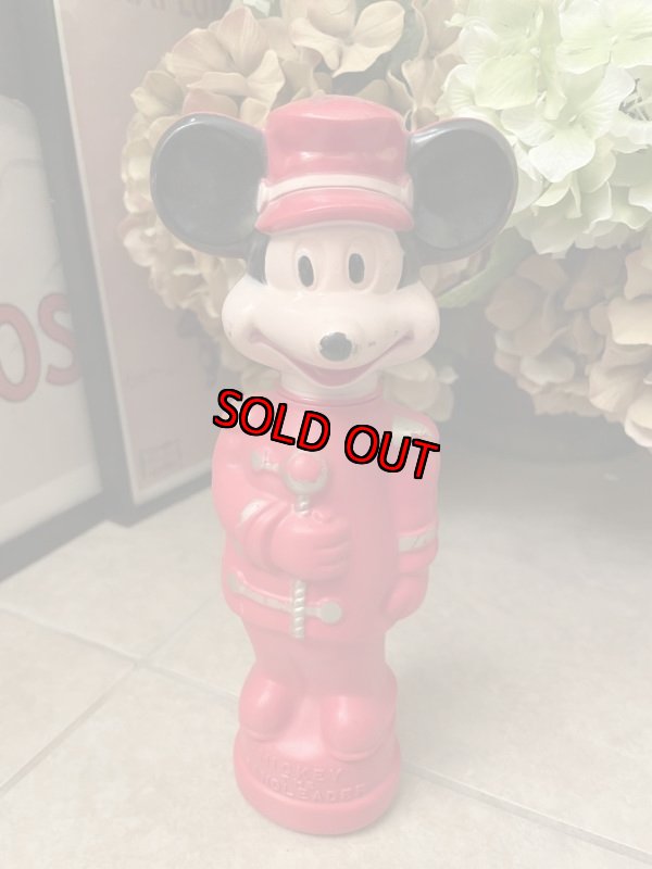 画像1: Disney Mickey Mouse Bandleader Soaky bottle / ディズニー、ミッキーマウス　バンドリーダー　ソーキーボトル　60年代 (1)