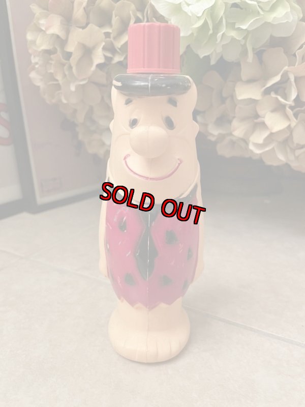 画像1: Hanna Barbera Flintstones Fred Soaky Bottle (A) /  フリントストーンズ、フレッドのソーキーボトル (1)