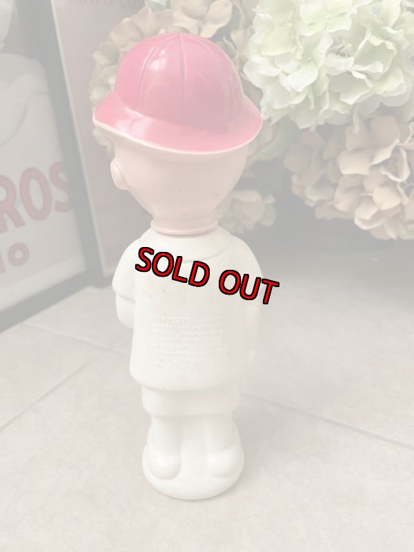 画像3: Mr Magoo Baseball  Red Soaky bottle / ミスターマグー　赤い野球服　ソーキーボトル　 (3)