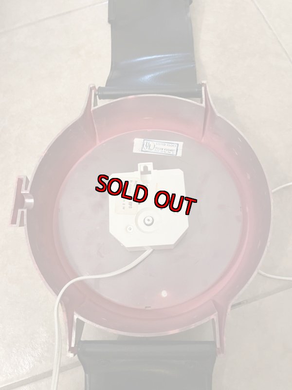 画像10: McDonalds Ronald Large Wall Clock Watch Style  / マクドナルド、ロナルドの大きい腕時計スタイルの丸い壁時計　大きいウォールクロック (10)