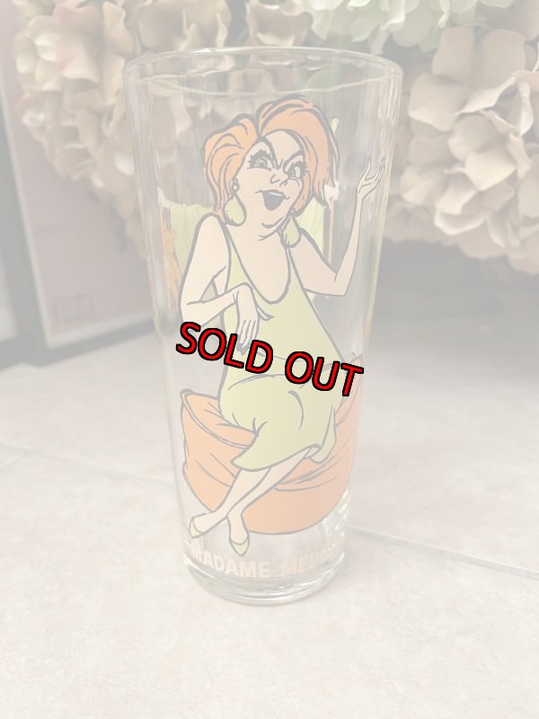 画像1: Disney Madame Medusa Pepsi Family  Glass 1977 / ペプシグラス、ディズニー、マダムメデユーサ　グラス (1)