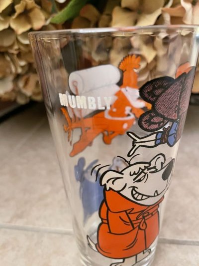画像1: Hanna Barbera  Mumbly Pepsi Glass 1977  /  ペプシ　スーパー刑事ボロンゴ　マンブリー　グラス