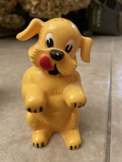 画像1: Ken L Ration plastic dog & cat  Salt & Pepper set / プラスチック製、塩コショウのセット