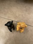 画像2: Ken L Ration plastic dog & cat  Salt & Pepper set / プラスチック製、塩コショウのセット (2)
