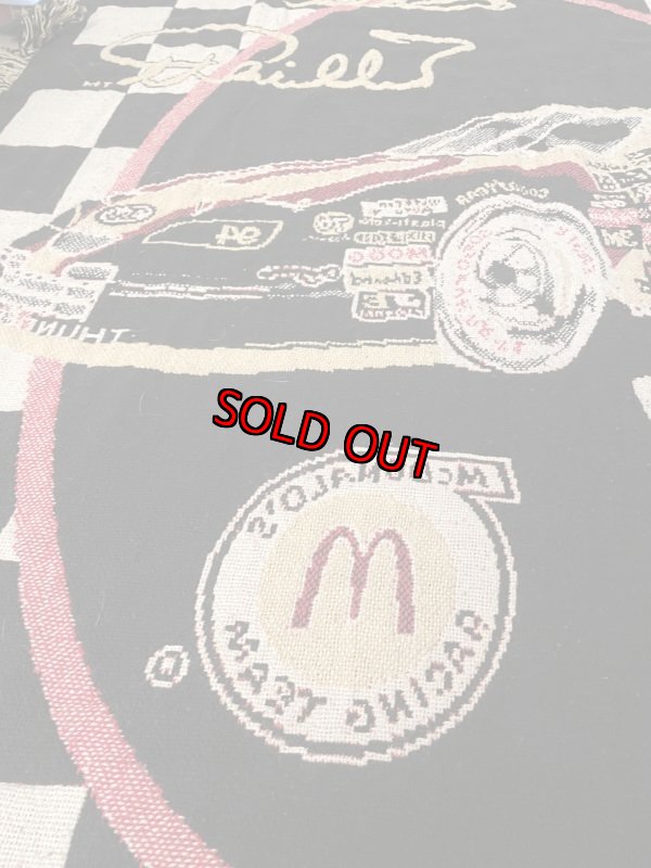 画像8: McDonald’s Bill Elliot Blanket  1996 / マクドナルドのレーシングチーム、ブランケット (8)