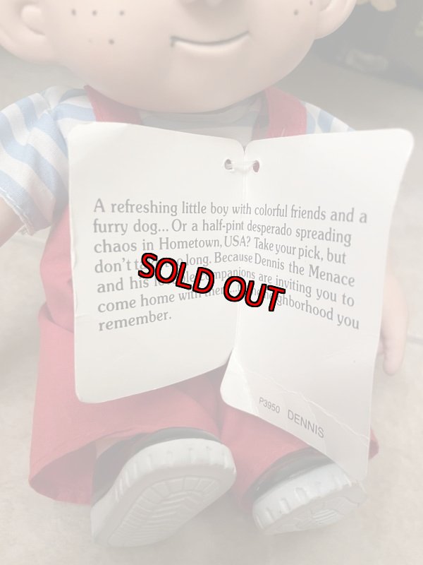 画像10: Dennis the Menace Rubber doll  with Tag / わんぱくデニス　タグ付き人形　ラバードール　 (10)