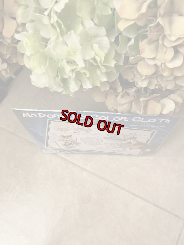 画像4: McDonald’s Color Cloth  / マクドナルドの色塗りシーツ (4)