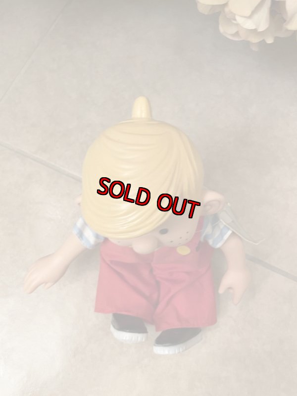 画像2: Dennis the Menace Rubber doll  with Tag / わんぱくデニス　タグ付き人形　ラバードール　 (2)