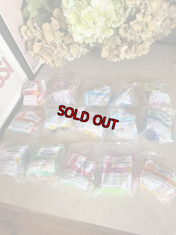 画像1: McDonald’s Complete Birthday Train  Happy Meal set of 15 (B) / マクドナルドのコンプリート　バースデートレイン　ハッピーミールトイ　15個セット (1)