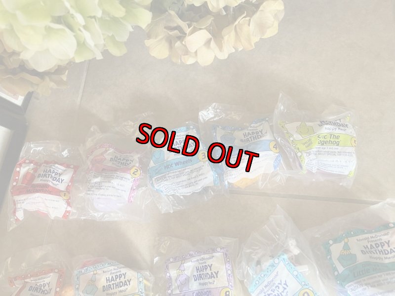 画像2: McDonald’s Complete Birthday Train  Happy Meal set of 15 (A) / マクドナルドのコンプリート　バースデートレイン　ハッピーミールトイ　15個セット (2)