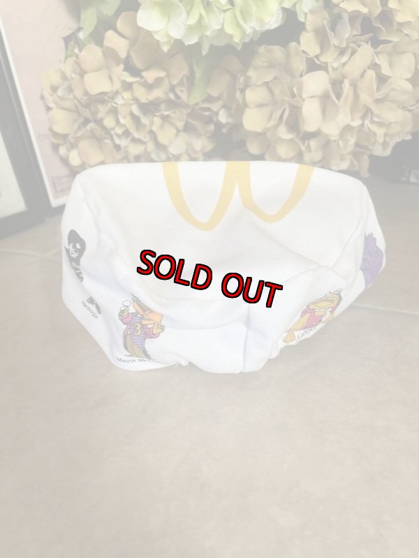 画像4: McDonald’s Crew Cap Hat / マクドナルドのクルーキャップ　従業員用帽子 (4)