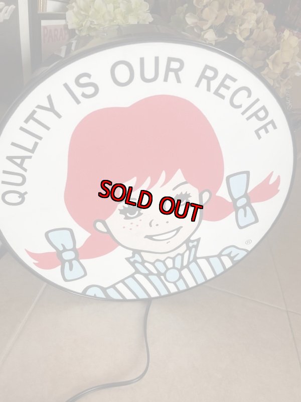 画像8: Wendy’s lighted up Sign (A) / ウエンディーズ 電光看板、サイン、看板、ストアディスプレイ (8)