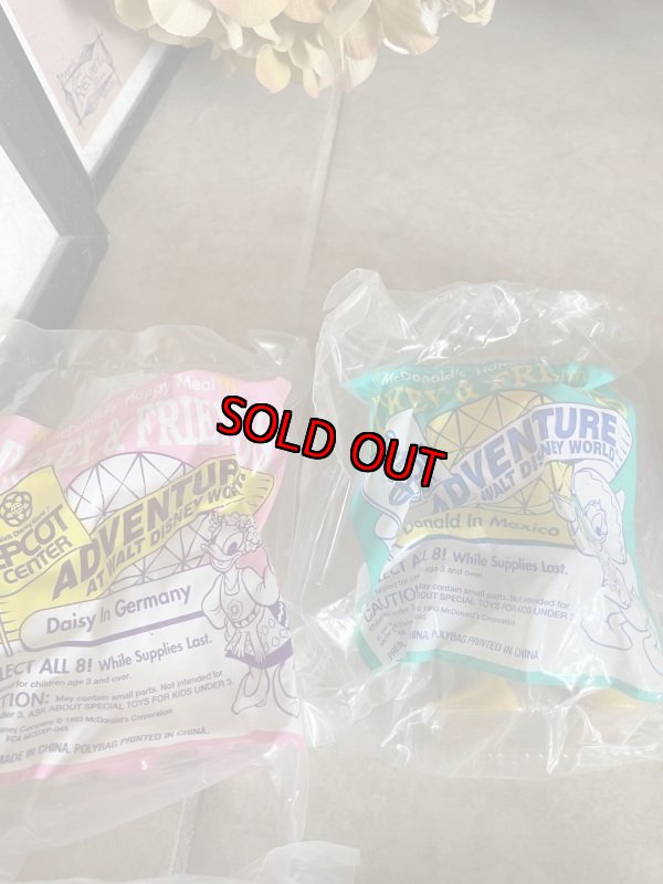 画像3: McDonald’s Complete Mickey Friends Epcot Happy Meal 1993 Set of 8 / マクドナルドのコンプリート　ミッキー　エプコット　ハッピーミールトイ　8個セット (3)