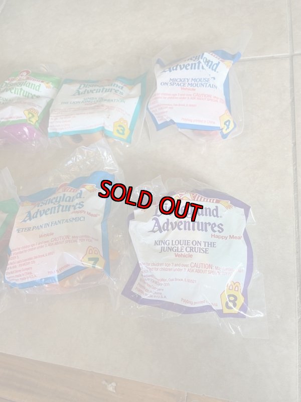 画像6: McDonald’s Complete Disneyland Adventure Happy Meal 1994 set of 8 / マクドナルドのコンプリート　ディズニーランド　アドベンチャー、ハッピーミールトイ　8個セット (6)