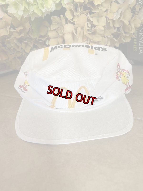 画像2: McDonald’s Crew Cap Hat / マクドナルドのクルーキャップ　従業員用帽子 (2)